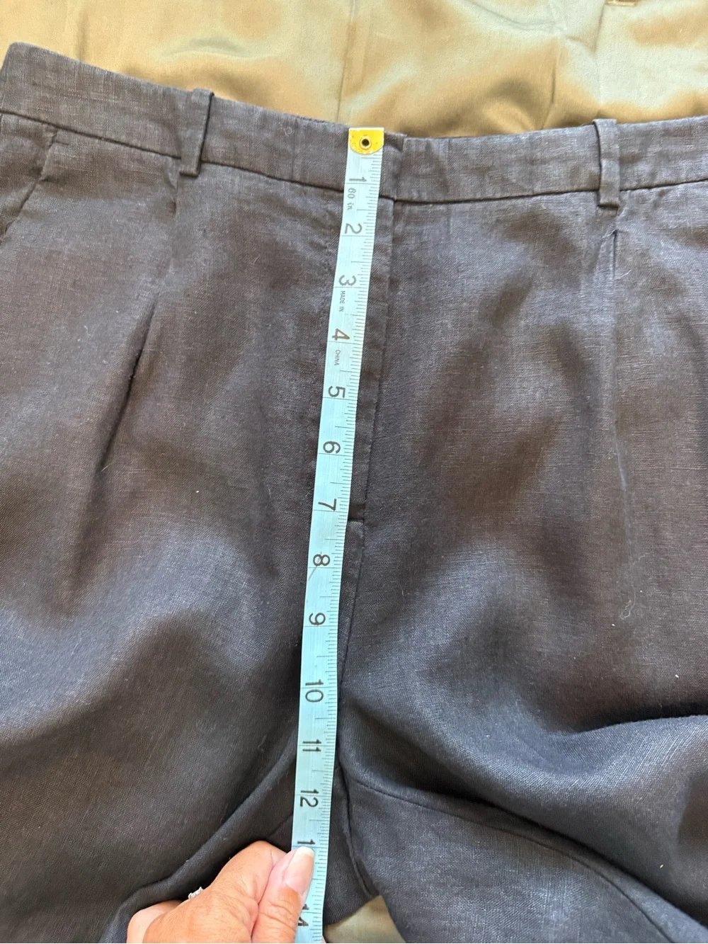 J Crew Black Essential Wide Leg Linen Pants BW528 Lightweight Classic Trousers 8